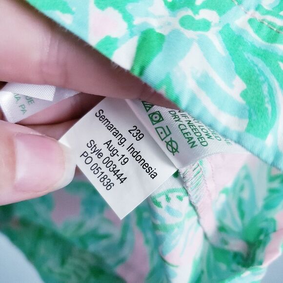 Lilly Pulitzer Button Down Pajama Top in Mandevilla Baby Pink Sand - Picture 7 of 7